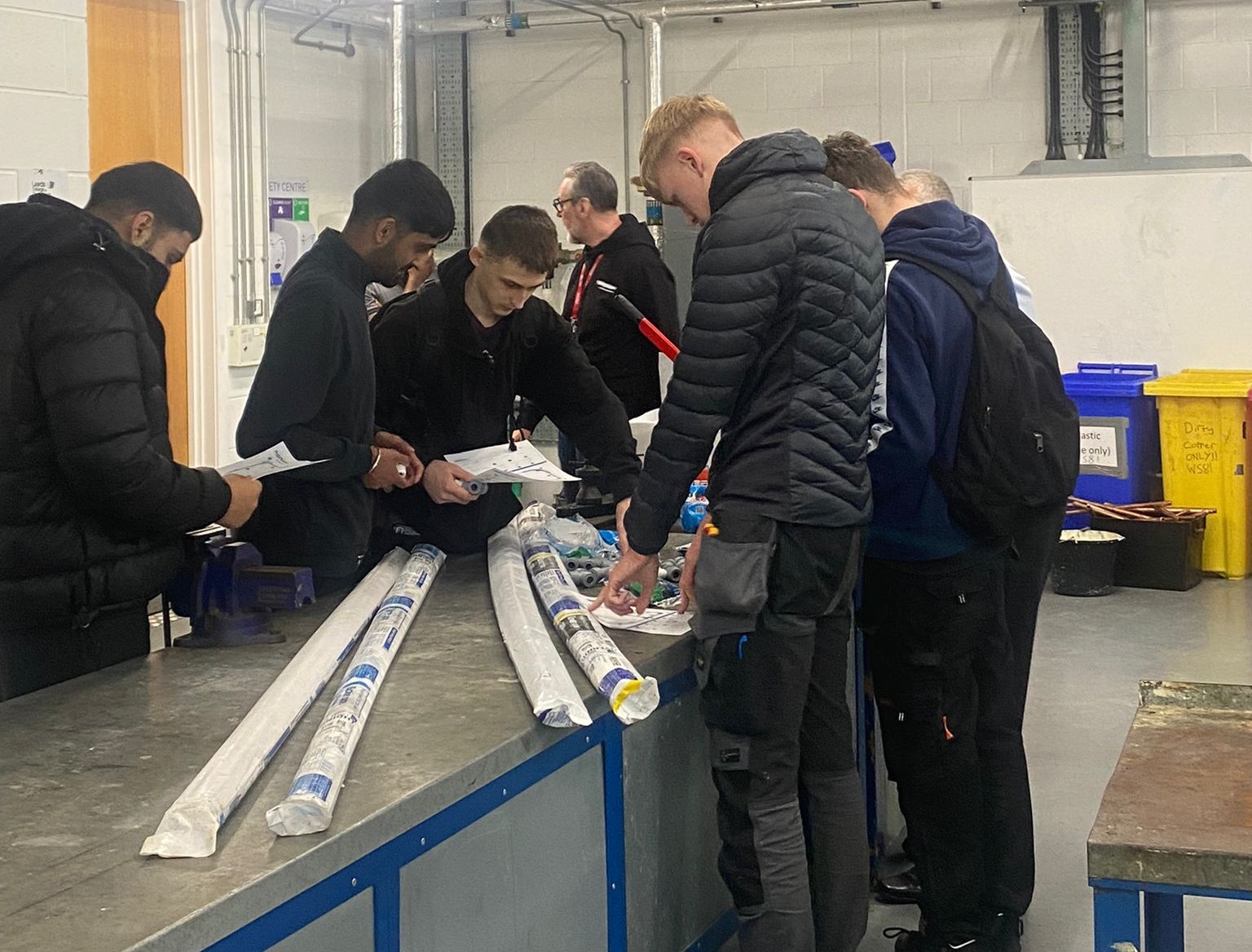 Students at Leeds College of building take on a challenge with Polypipe's PolyPlumb Enhanced fittings.