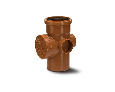 USA43 - Underground Drainage 110mm Access Pipe Single Socket | Polypipe