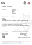 BSI EN13476 Kitemark Certificate