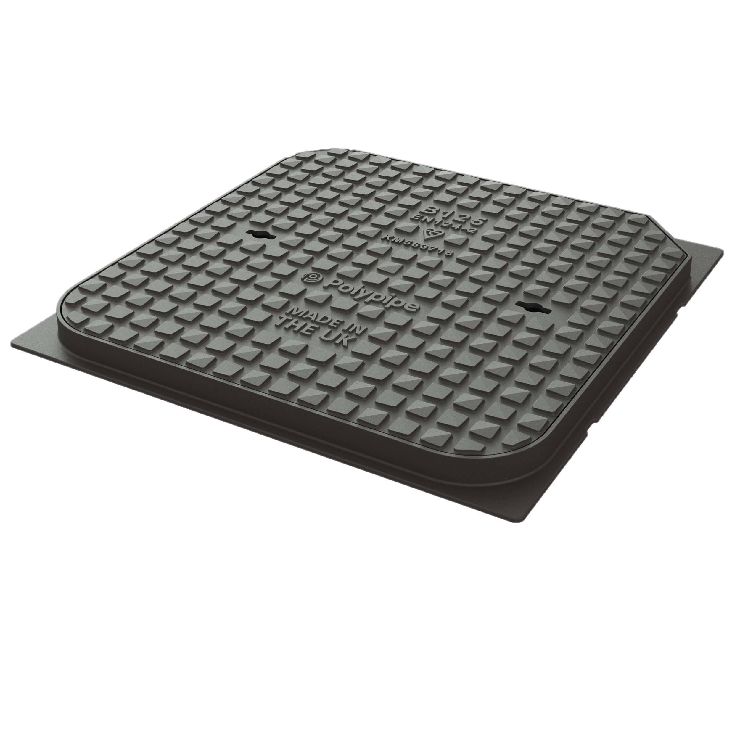 UDC600 - Underground Drainage 600mm Square Ductile Iron Cover & Frame ...